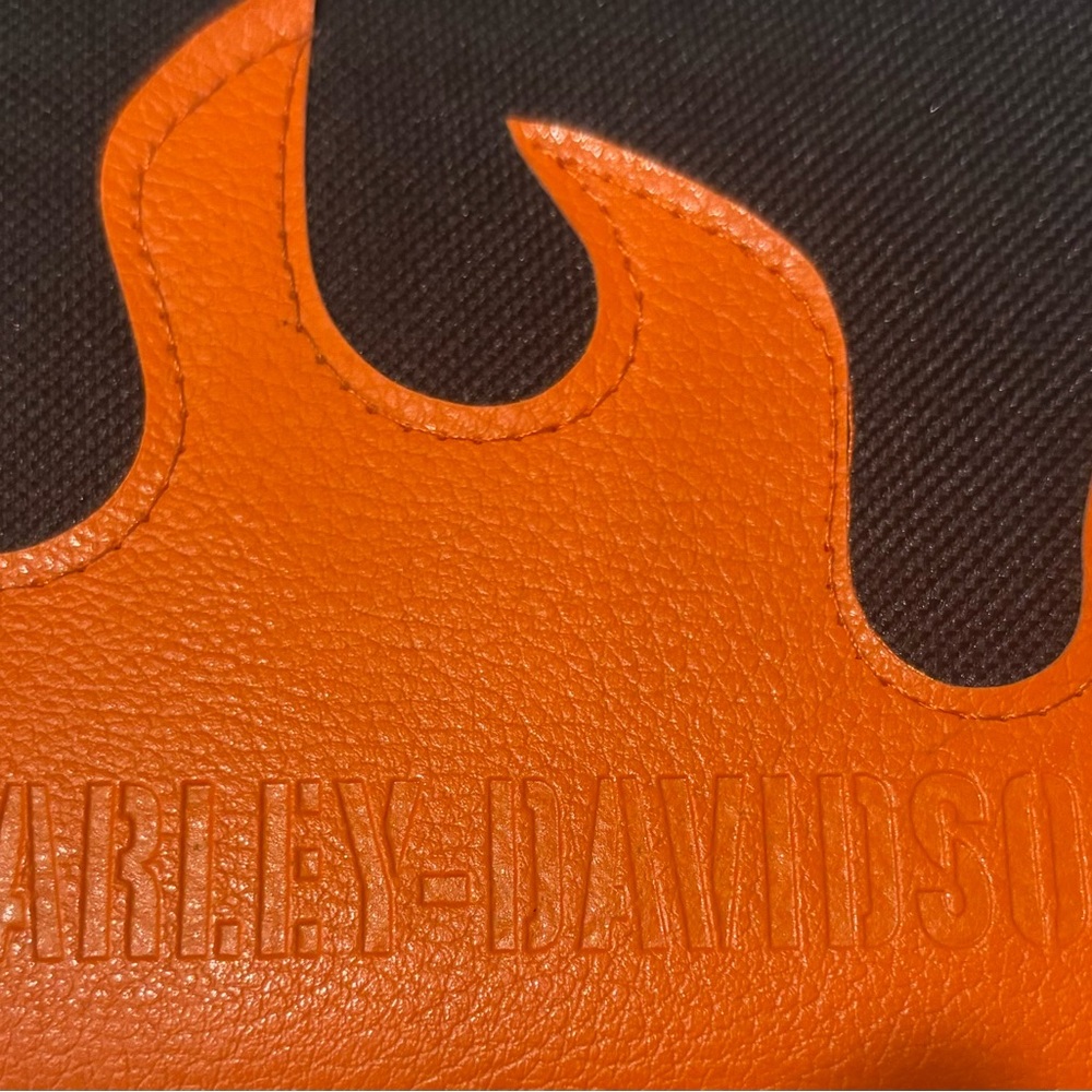 Harley Davidson Flame Wallet/Planner Cover - Picture 3 of 5